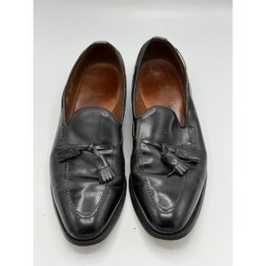 Allen Edmonds Grayson Mens Black Leather Tassel Loafers 10 B 8217 Dress Shoes
